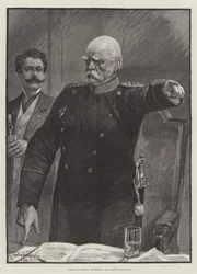 Prince Bismarck addressing the German Reichstag